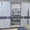 CHAMBRE A COUCHER ARMOIRE 6BATTANTS 6PIECES GRIS EFTELYA thumb 3