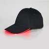 casquette noire de baseball avec lumière LED thumb 4