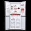 REFRIGERATEUR ELACTRON SIDE BY SIDE 4PORTES GRIS EL57 thumb 1
