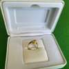Bague superposée en or de 100mils avec un véritable diamant thumb 4