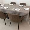Table à manger design + 6 chaises en cuir — Comme neuve thumb 3