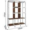Armoire Penderie 3 Battants en tissu thumb 1