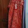 Robe traditionnelle rouge longue manches longues unique thumb 0