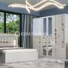 Ensemble chambre complet blanc doré design moderne thumb 0
