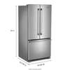 REFRIGERATEUR MAYTAG PORTES SIDE BY SIDE SILVER thumb 5