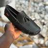 Mocassins cuir noir confort souple élégant thumb 2