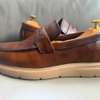 Mocassin cuir marron confortable semelle épaisse thumb 4