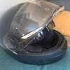 Casque moto intégral noir mat double visière thumb 1