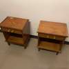 DEUX TABLES de CHEVET en BOIS BRUT thumb 3
