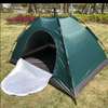 Tente camping 2 places dôme vert et orange imperméable thumb 2