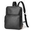 Sac à dos cuir multifonction Unisex noire thumb 14