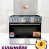 Roch  FINX .B9RGC-90 cuisinière gaz 5 feux inox four intégré thumb 0