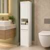 ARMOIRE DE RANGEMENT MURAL MARRON ET BLANC thumb 4