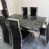 F6031 ensemble table 150cm + 6 chaises bois chromé thumb 9