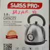 Swiss Pro+ SP-WK2200BS bouilloire 1.8L inox rapide thumb 0