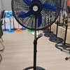 Ventilateur sur pied puissant bleu réglable thumb 3