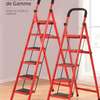 Escabeau pliable 5 marches rouge thumb 1