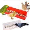 Mangeoire automatique oiseaux et petits animaux rouge thumb 0