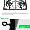Cuisinière à double brûleur en fonte pour cuisine extérieur thumb 9