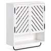 Armoire murale bois avec porte-serviettes thumb 1