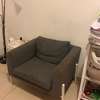 Salon cuir 6 places gris +1 canape en tissu offert thumb 2