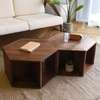 Table basse bois massif  avec rangement thumb 0