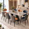 TABLE A MANGER EXTENSIBLE 8PLACES 160X200 GRIS thumb 1