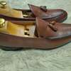 Mocassins cuir pompons confort élégant thumb 4