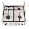 CUISINIERE ASTECH 4FEUX 60X60 + FOUR A GAZ FULL OPTION GRIS thumb 1