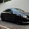 Mercedes C300 custom en c63 noir mat design sportif thumb 4
