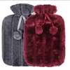 Bouillotte avec housse en peluche douce – 2 litres thumb 6