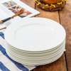 Assiettes plates blanches – Lot de 10, classique thumb 0