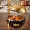 Chafing Dish de Luxe Noir et Doré thumb 2