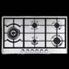 PLAQUE 5FEUX ENCASTRABLE ELBA 90X60 A GAZ GRIS thumb 1