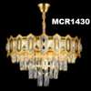 Lustre cristal doré moyen MCR1430 élégant thumb 0