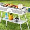 Barbecue pliable acier avec une grande surface de cuisson thumb 2