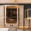 CHAMBRE A COUCHER ARMOIRE 6BATTANTS 6PIECES BEIGE DORE 8812 thumb 3