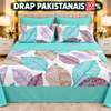 Drap pakistanais 100% coton double motif floral thumb 14