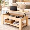 TABLE BASSE RELEVABLE AVEC 2TIROIRS ET aussi SANS TIROIRS thumb 0