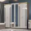 CHAMBRE A COUCHER 6BATTANTS 5PIECES GRIS BLANC MC627H thumb 2