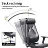 Chaise bureau ergonomique cuir noir dossier haut thumb 0