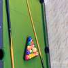 Table de billard compacte noire tapis vert avec accessoires thumb 1