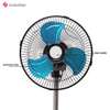 Ventilateur sur pied bleu noir electrique thumb 2