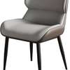 Chaise simili cuir  design moderne métal noir thumb 5