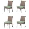 4 fauteuils de jardin en rotin tressé ALLEN+ROTH thumb 2