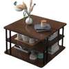 Table basse  bois foncé avec 3 niveaux thumb 1