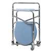 Chaise Percée à toilettes Médicale Mobile avec Roulettes thumb 0