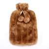 Bouillotte avec housse en peluche douce – 2 litres thumb 3