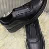 Chaussures cuir noir confort bande élastique thumb 1