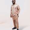 Tenue traditionnelle homme beige clair manches longues thumb 5